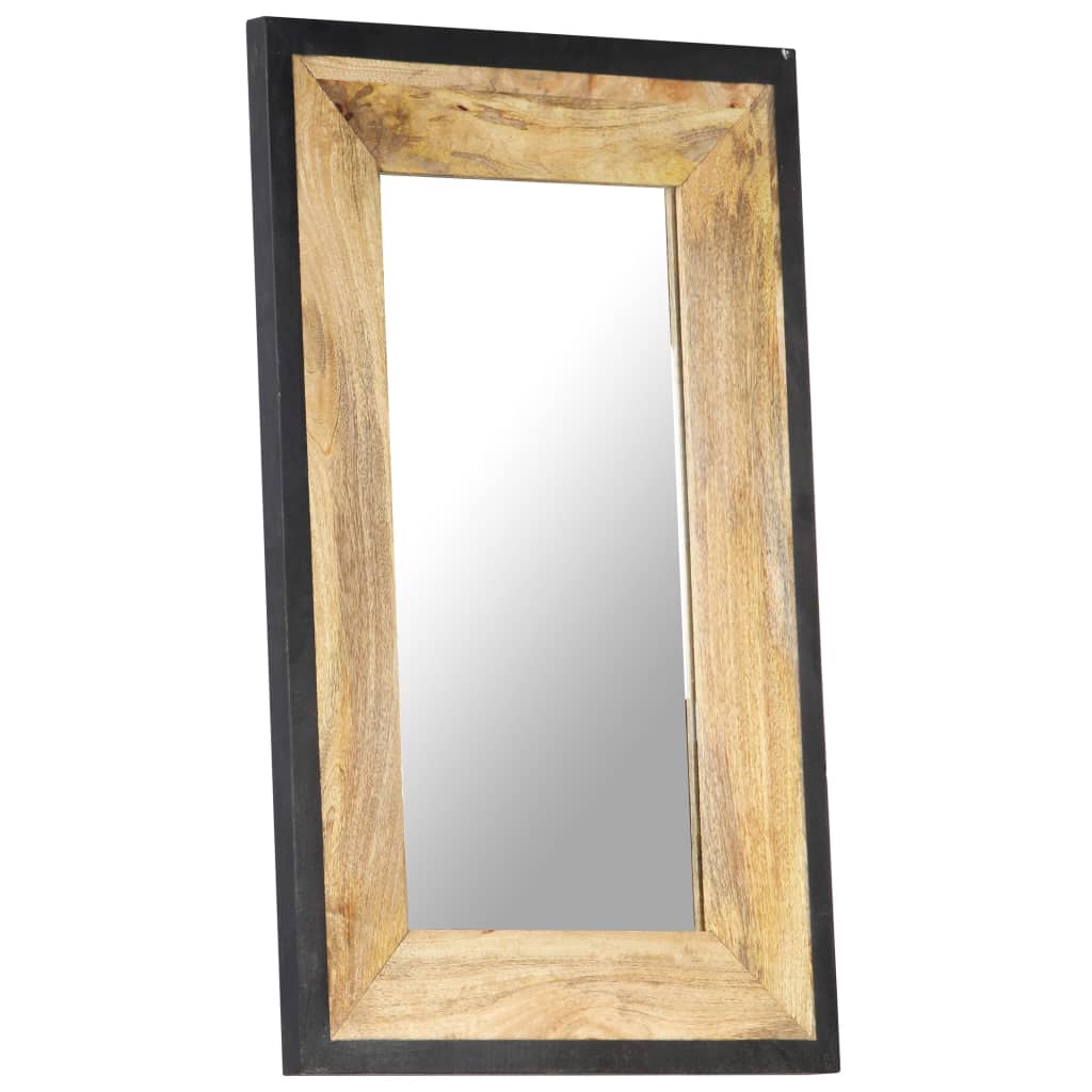 Specchio 80x50 cm in Legno Massello di Mango
