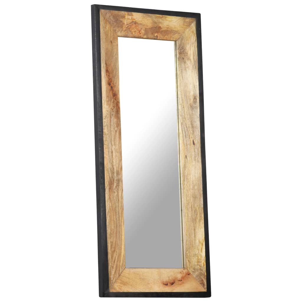 Specchio 110x50 cm in Legno Massello di Mango