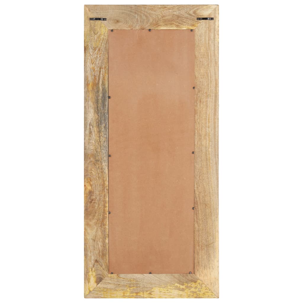 Specchio 50x3x110 cm in Legno Massello di Mango