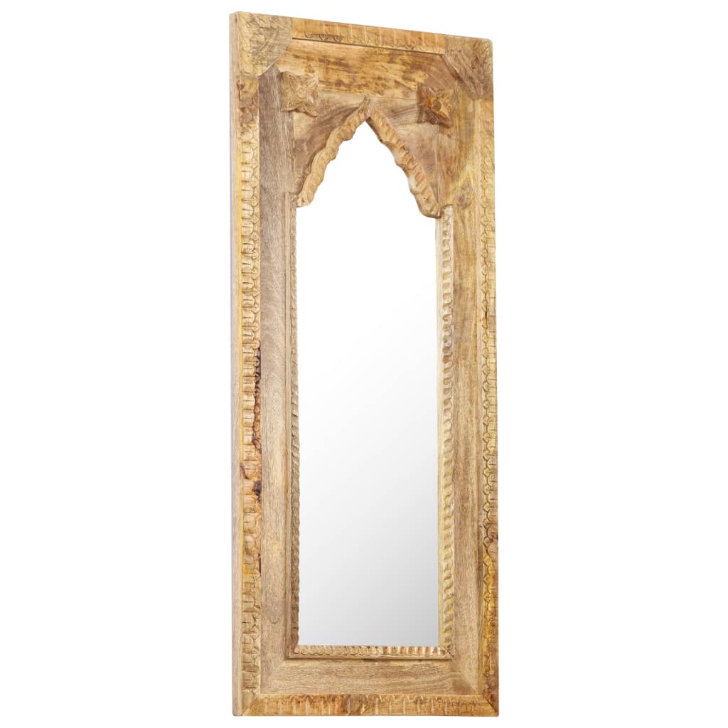 Specchio 50x3x110 cm in Legno Massello di Mango