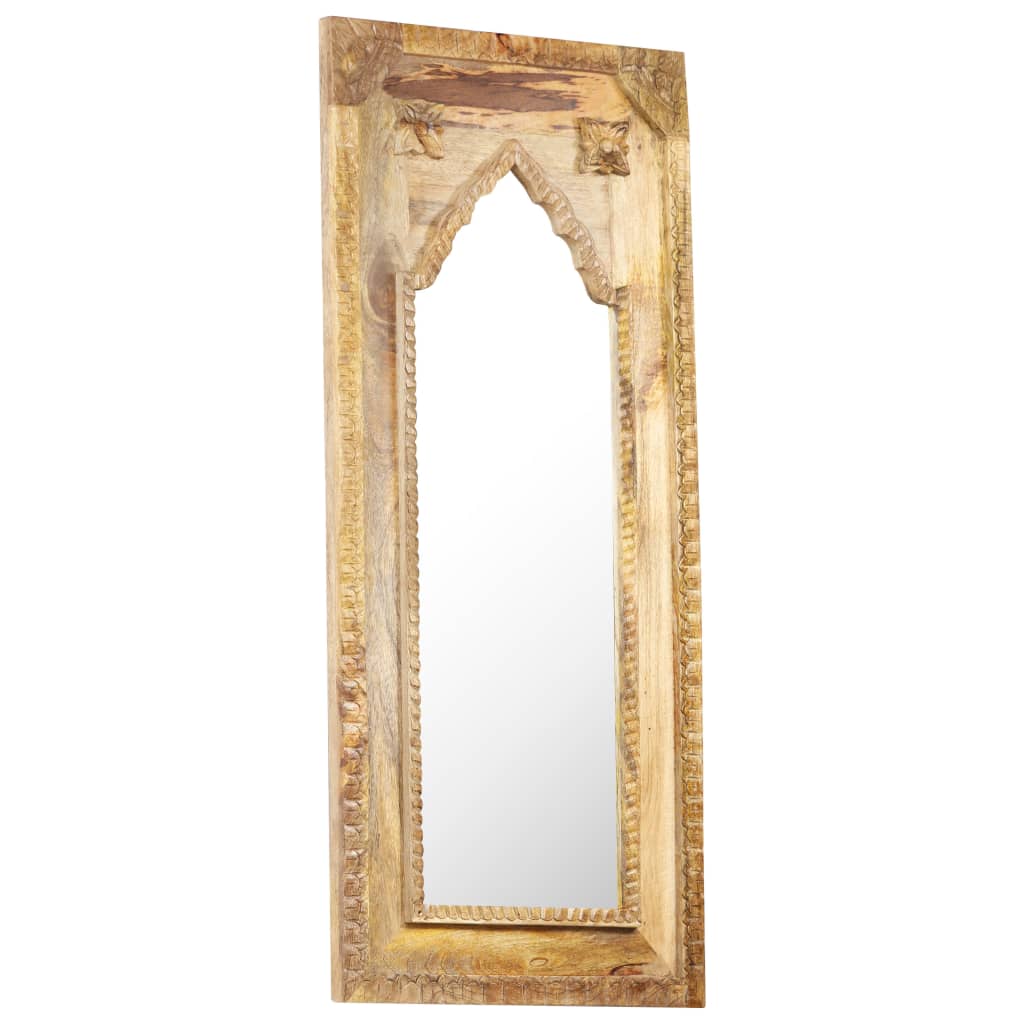 Specchio 50x3x110 cm in Legno Massello di Mango