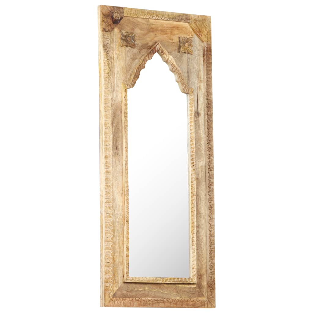 Specchio 50x3x110 cm in Legno Massello di Mango