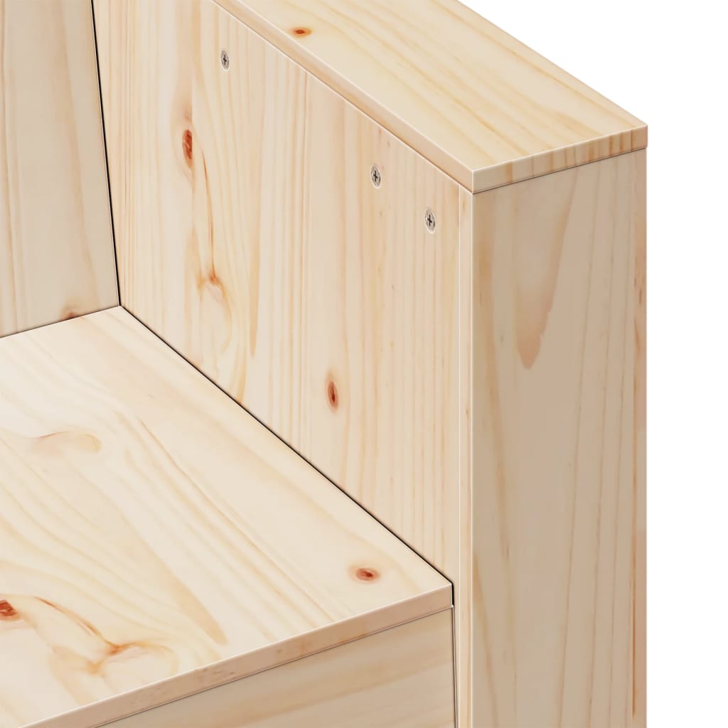 Set Salotto da Giardino 2 pz in Legno Massello di Pino