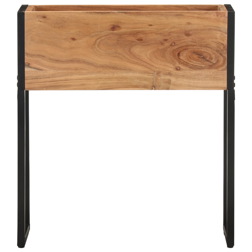 Fioriera 60x20x68 cm in Legno Massello di Acacia