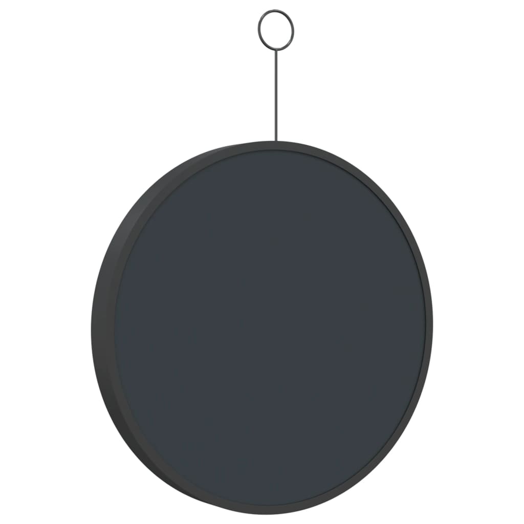 Specchio Sospeso con Gancio Nero 30 cm