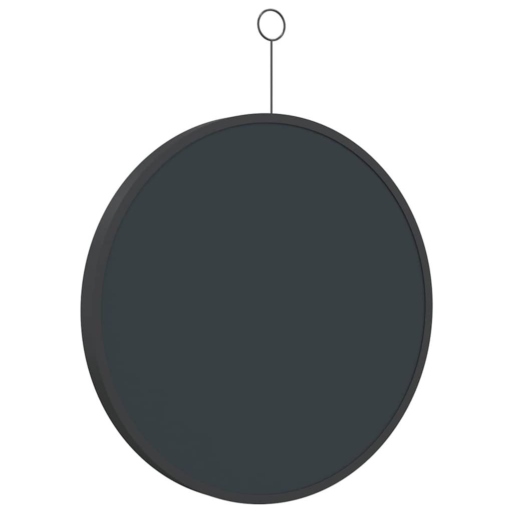 Specchio Sospeso con Gancio Nero 40 cm