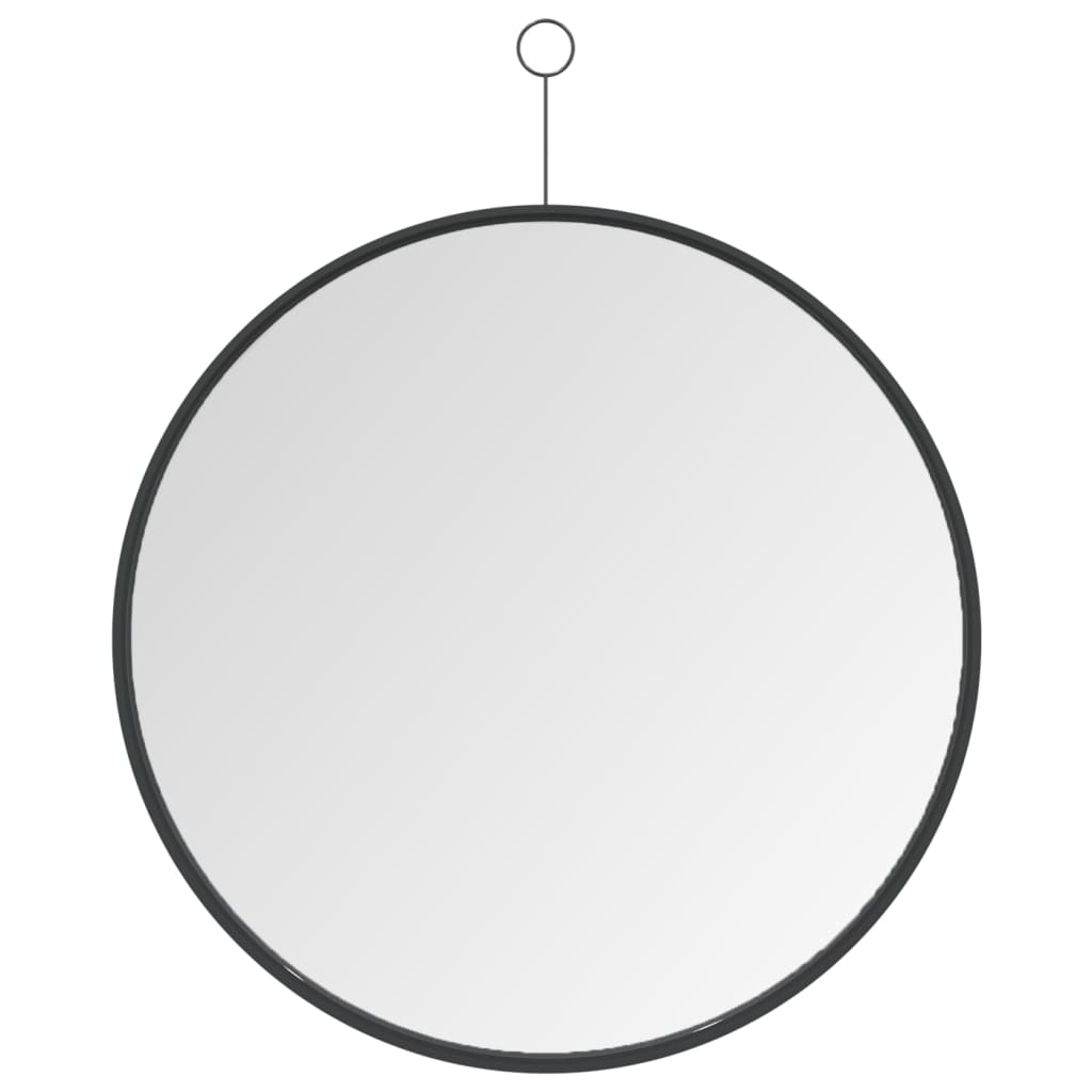 Specchio Sospeso con Gancio Nero 50 cm