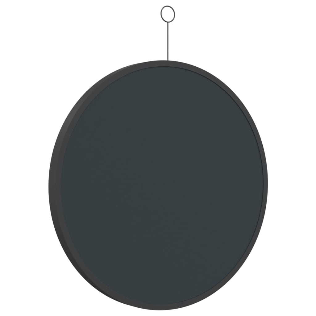 Specchio Sospeso con Gancio Nero 50 cm