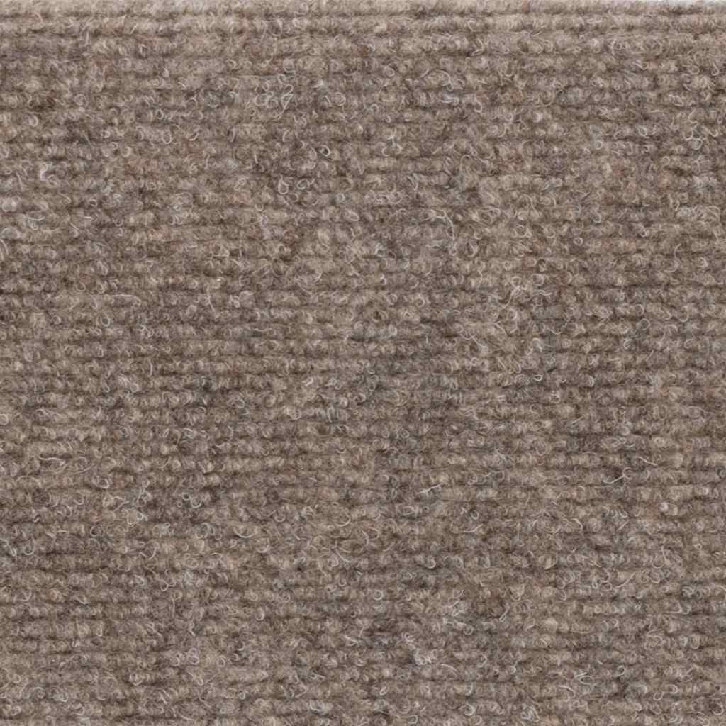Tappetini per scale autoadesivi 15 pz 56x17x3 cm beige semicircolari