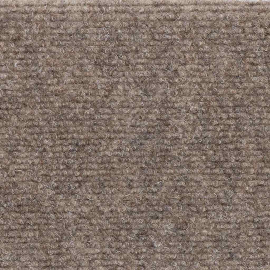 Tappetini per scale autoadesivi 15 pz 65x21x4 cm beige semicircolari grandi