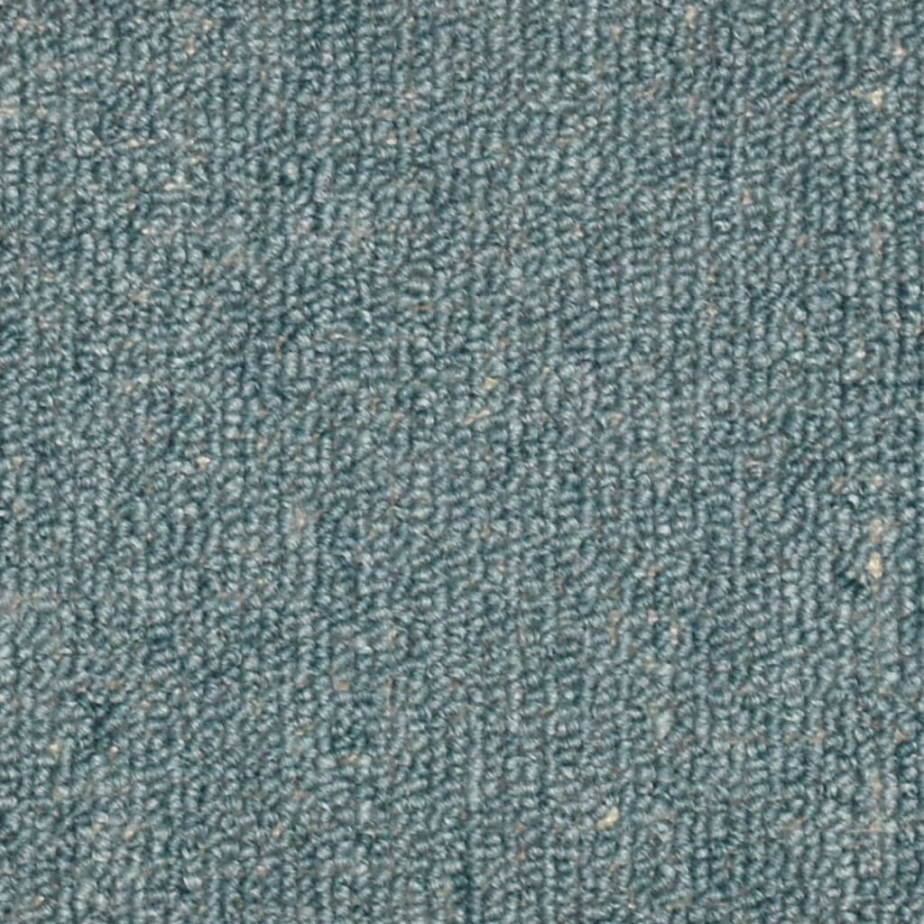 Tappetini per scale 15 pz 56 x 17 x 3 cm Non-Slip Blu mare