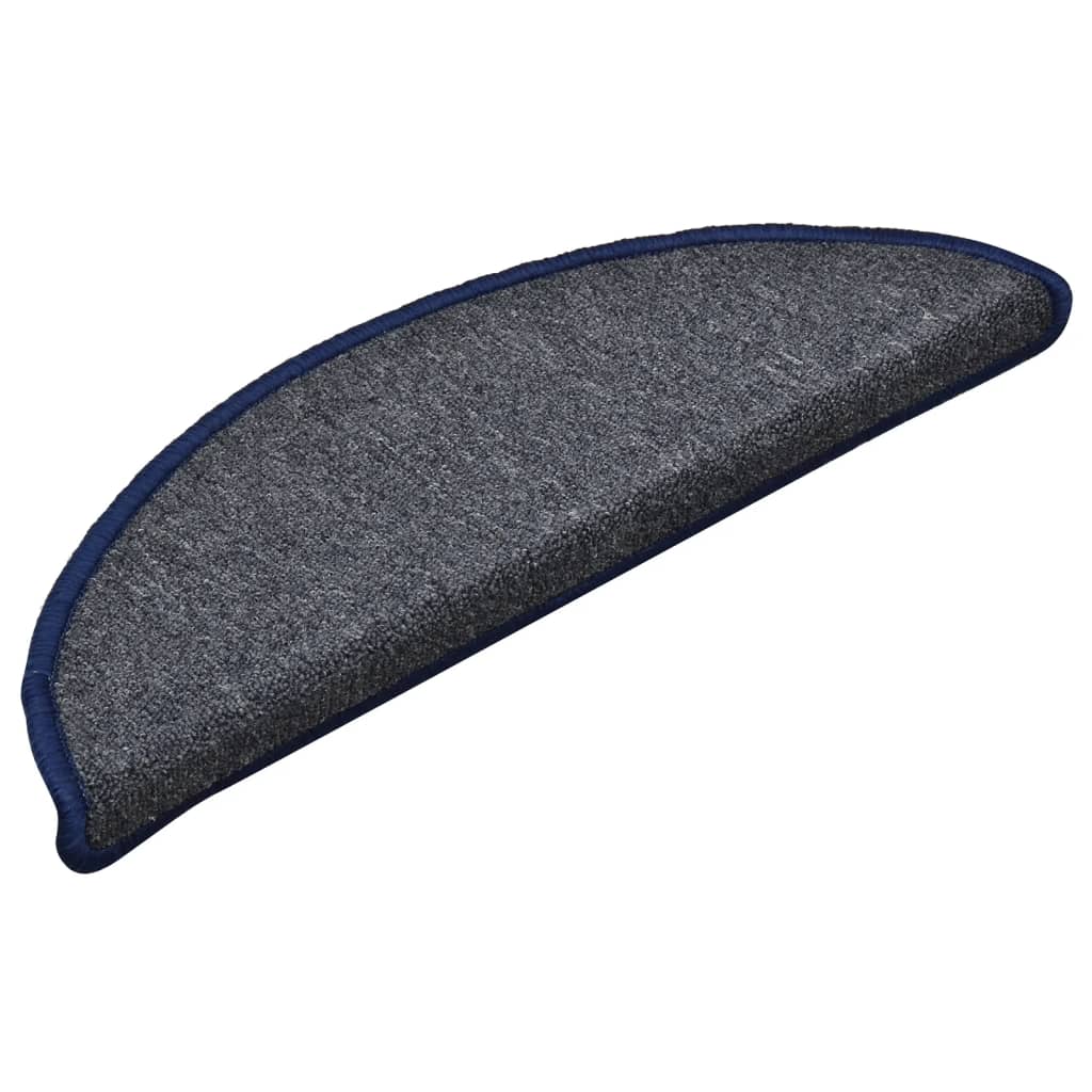 Tappetini per scale 15 pz 56 x 17 x 3 cm Non-Slip