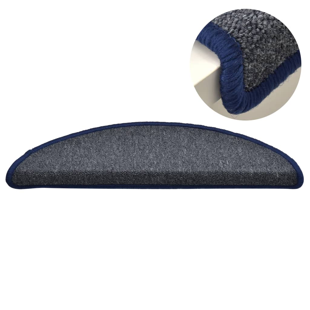 Tappetini per scale 15 pz 56 x 17 x 3 cm Non-Slip
