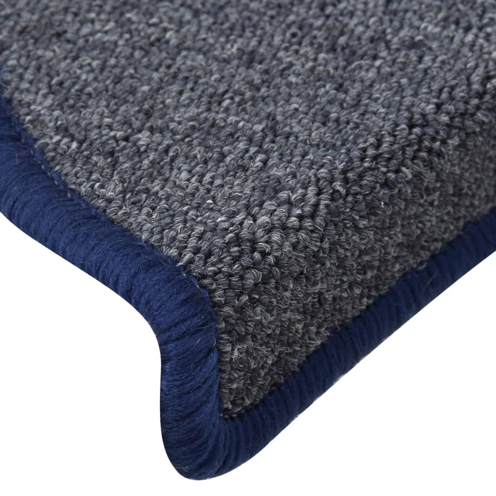 Tappetini per scale 15 pz 56 x 17 x 3 cm Non-Slip