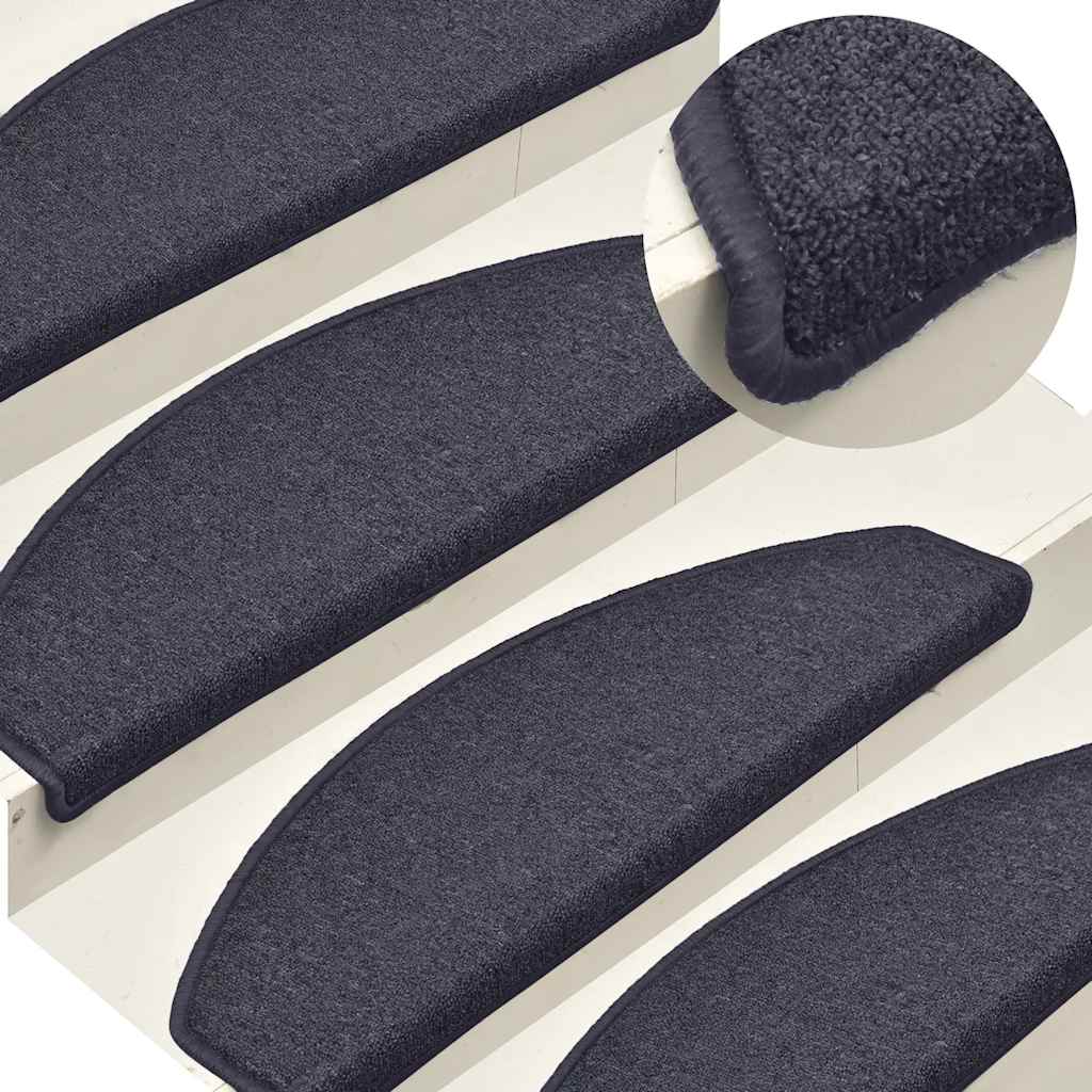 Tappetini per scale 15 pz 65 x 24 x 4 cm Non-Slip