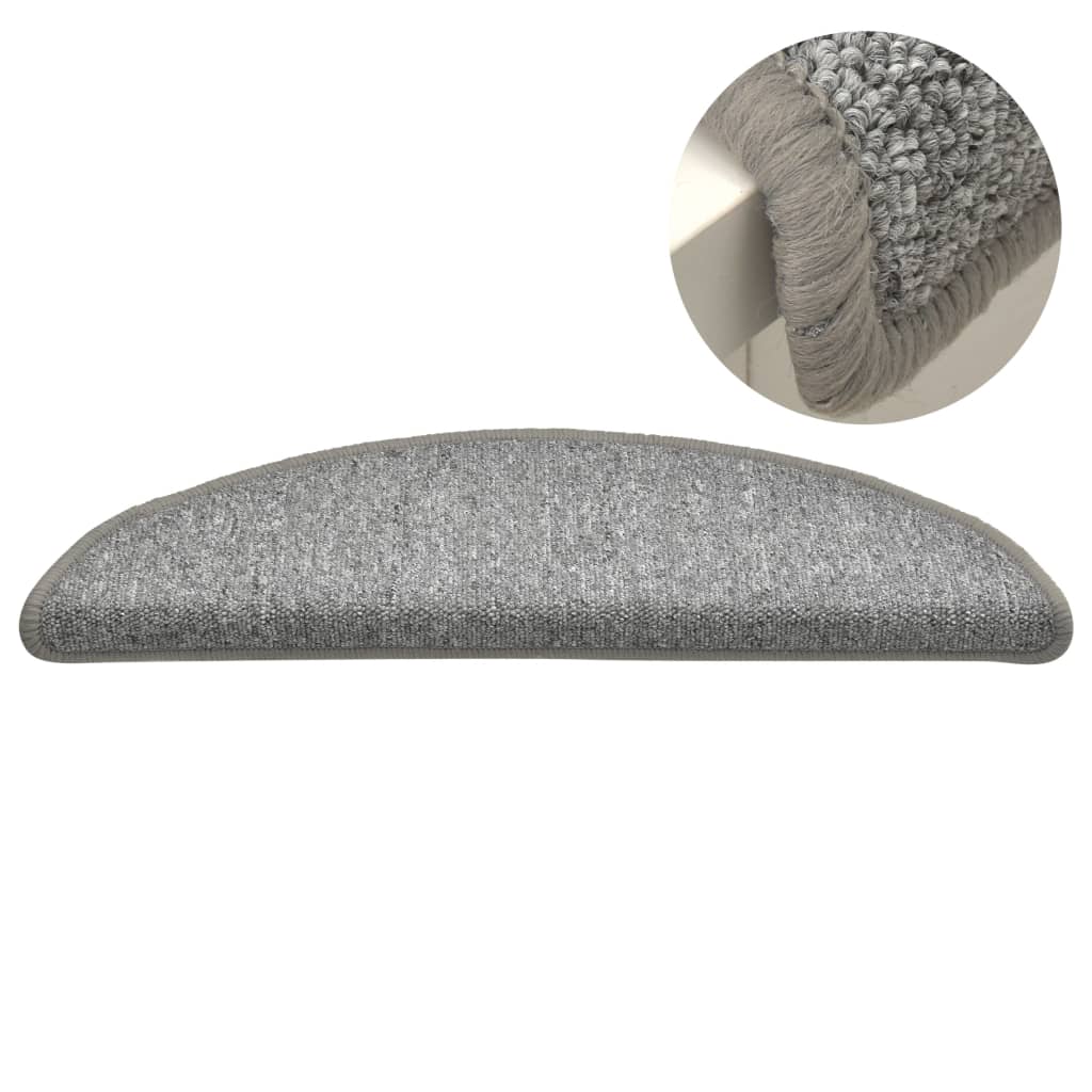 Tappetini per scale 15 pz 56 x 17 x 3 cm Non-Slip
