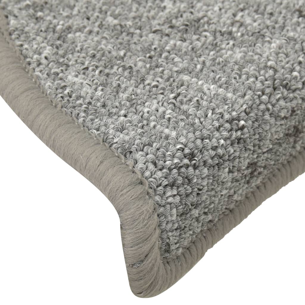 Tappetini per scale 15 pz 56 x 17 x 3 cm Non-Slip