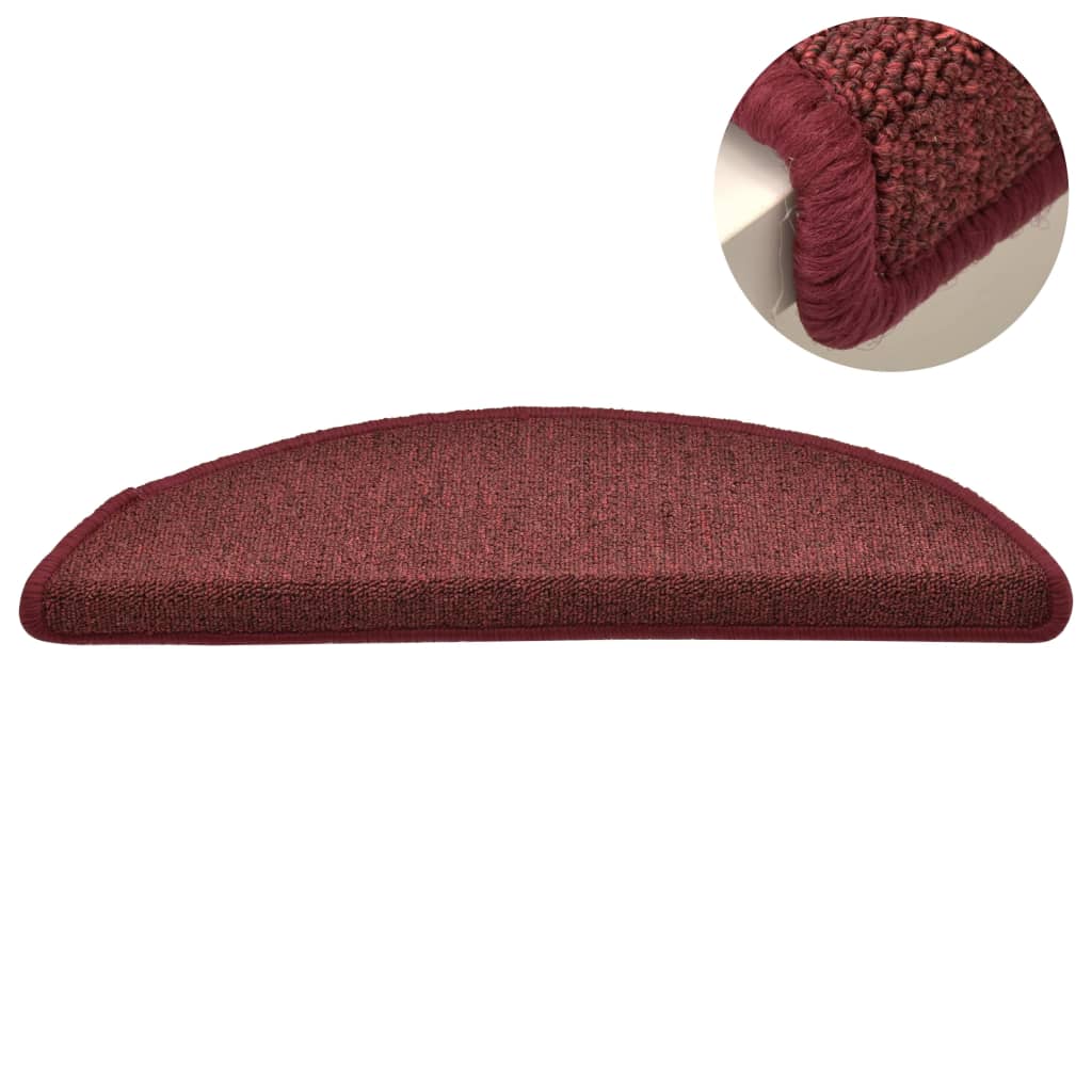 Tappetini per scale 15 pz 56 x 17 x 3 cm Non-Slip