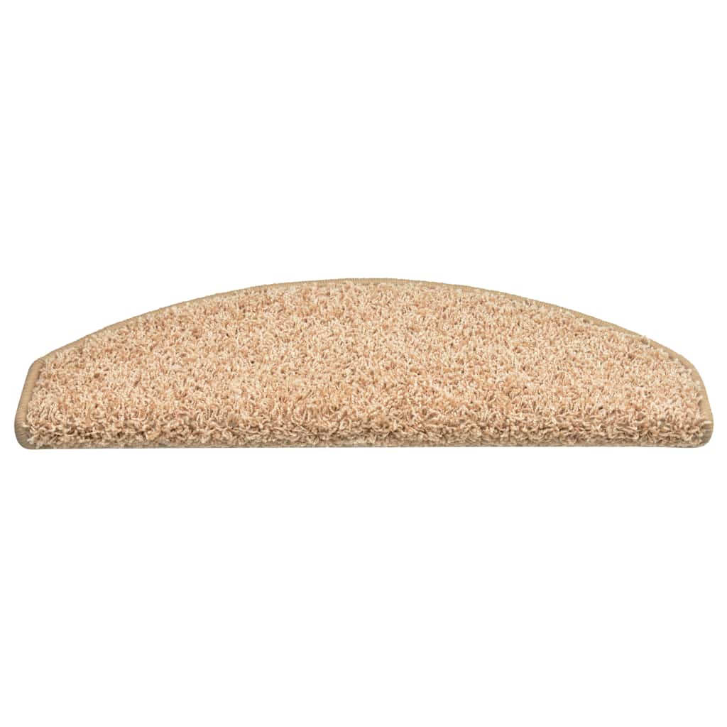 Tappetini per scale 15 pz 65x21x4 cm Oro Semicircolari Grandi