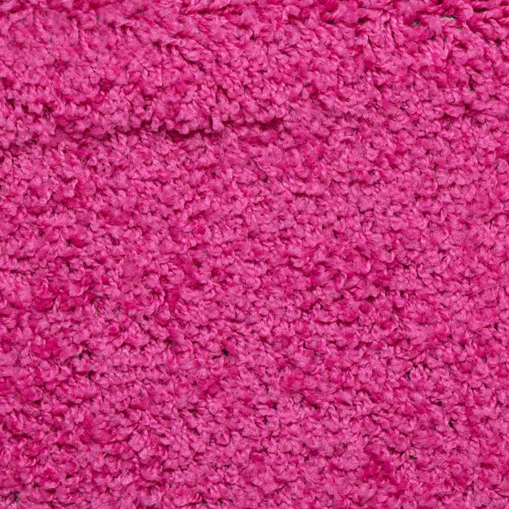 Tappetini per scale 15 pz 56x17x3 cm rosa semicircolari