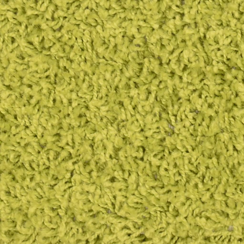 Tappetini per scale 15 pz 56x17x3 cm Verde Semicircolari