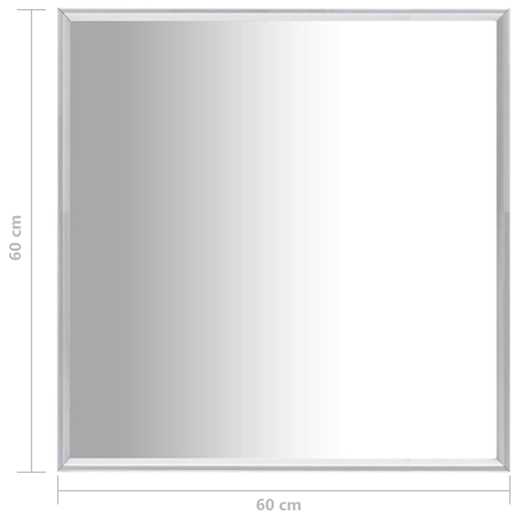 Specchio Argento 60x60 cm