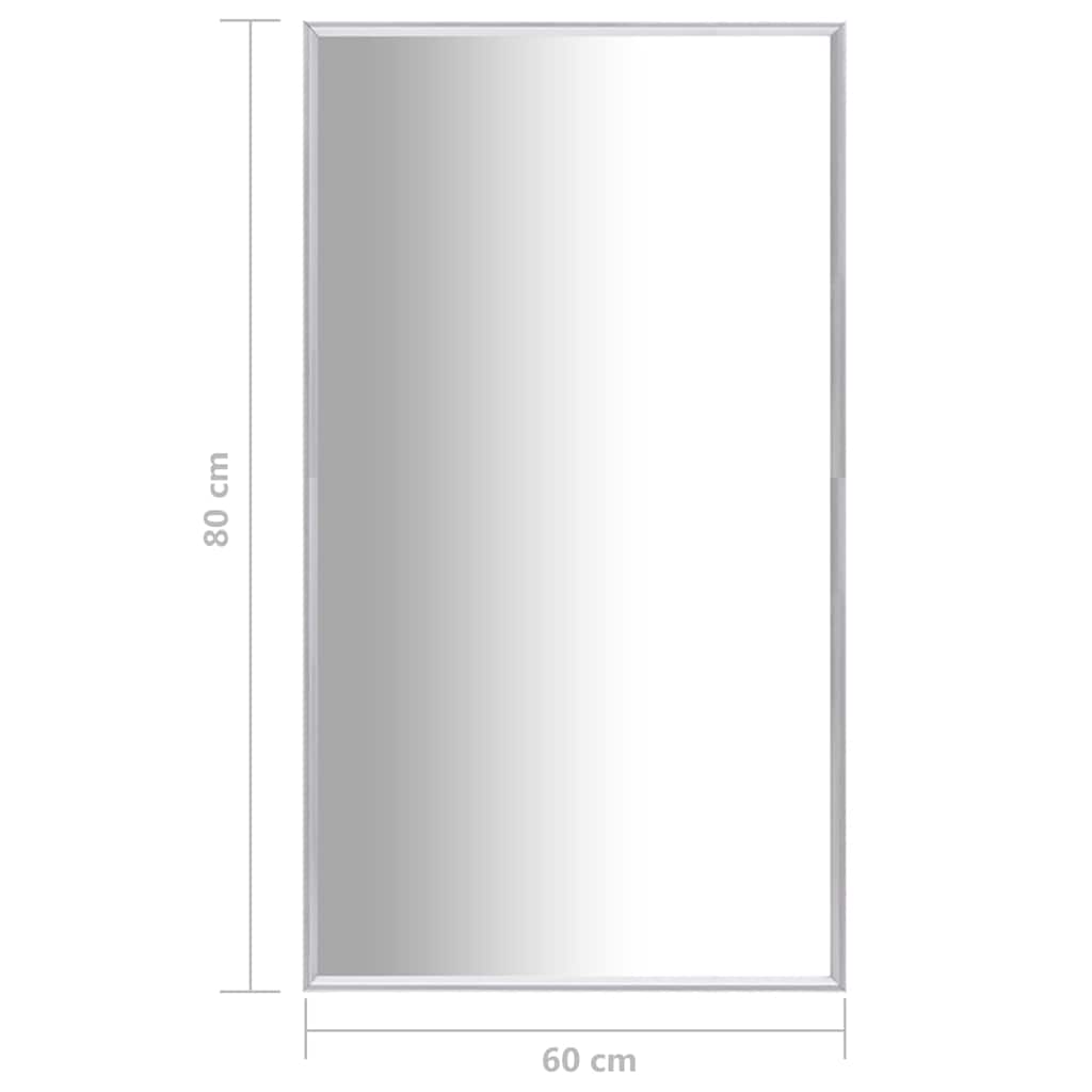Specchio Argento 80x60 cm