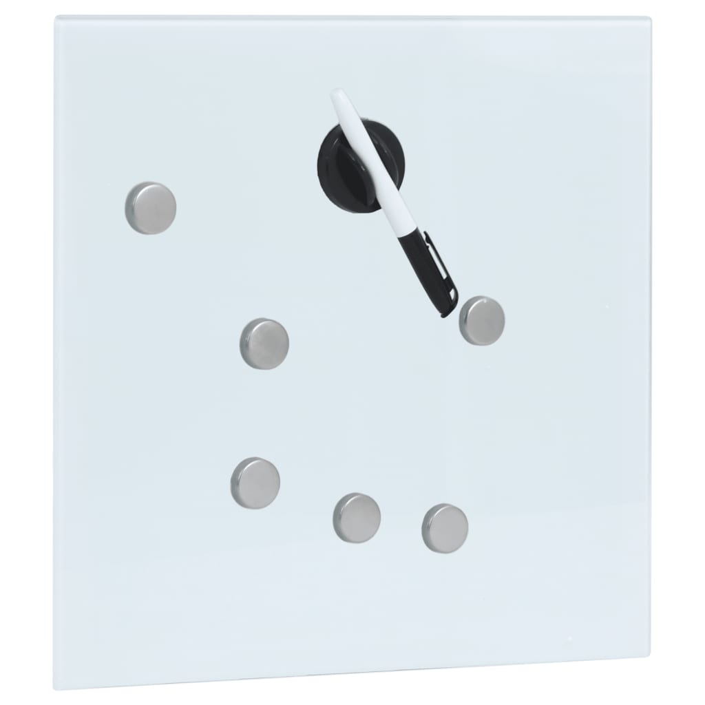 Cassetta Portachiavi con Lavagna Magnetica Bianca 35x35x4 cm