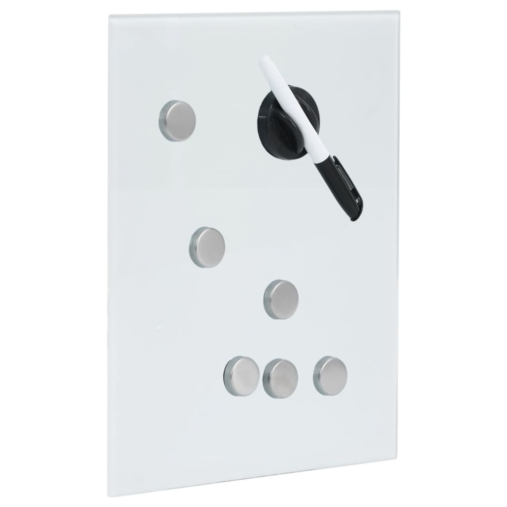 Cassetta Portachiavi con Lavagna Magnetica Bianca 30x20x4 cm