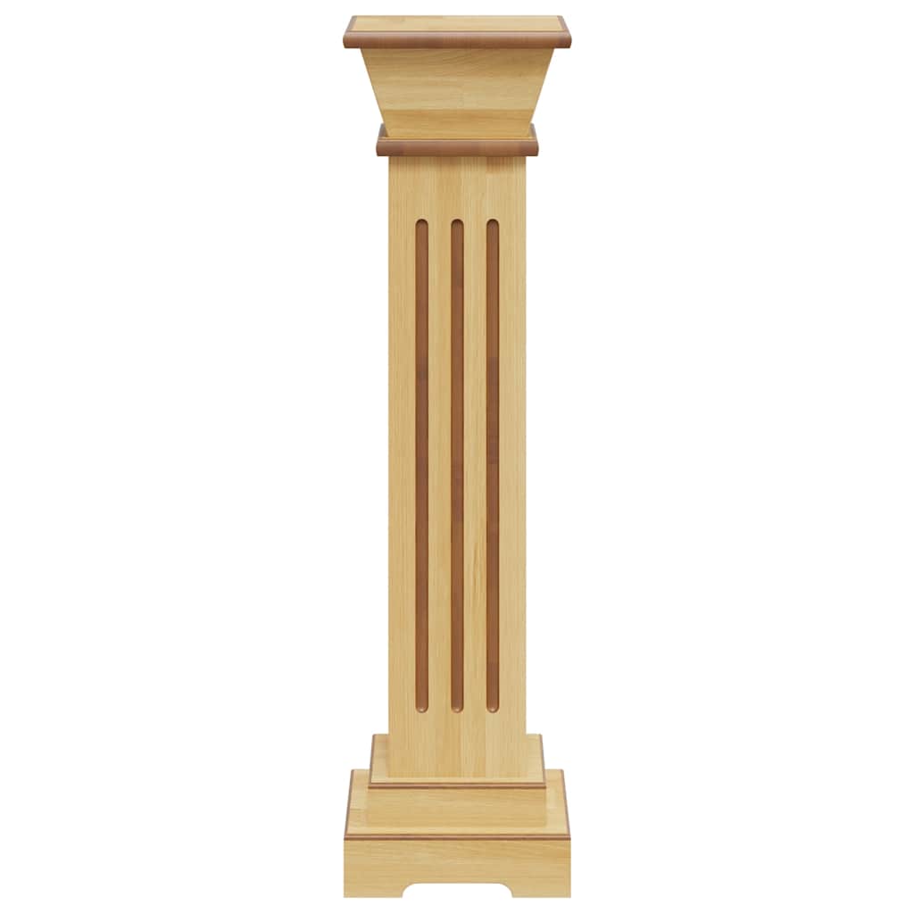 Piedistallo per Piante Quadrato Classico Legno 17x17x66 cm MDF