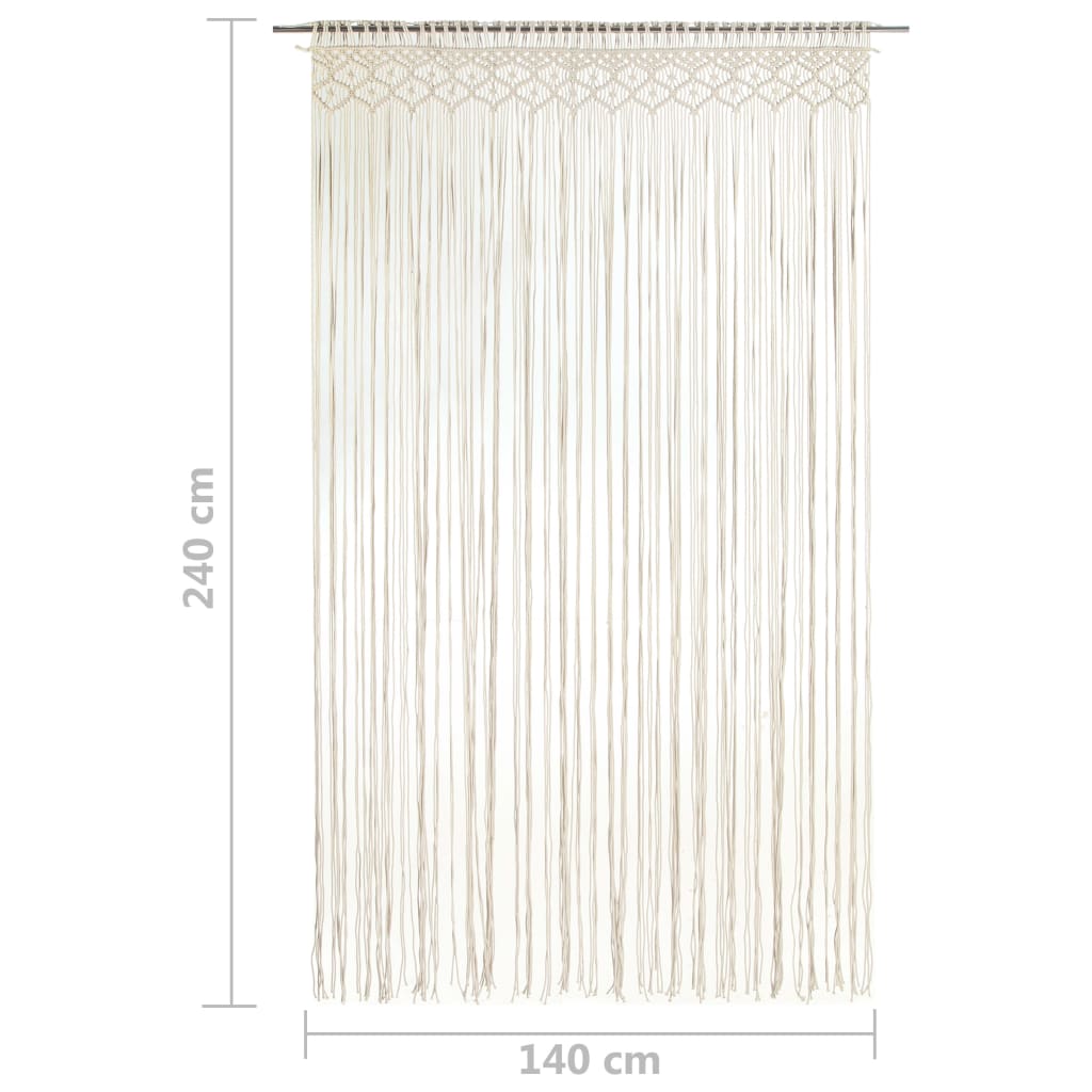 Tenda Macramè 140x240 cm in Cotone