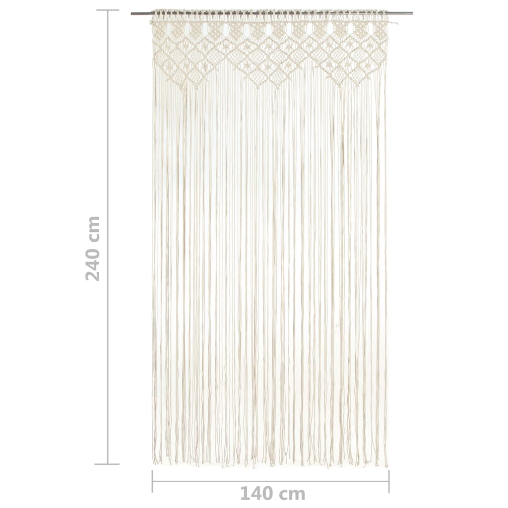 Tenda Macramè 140x240 cm in Cotone