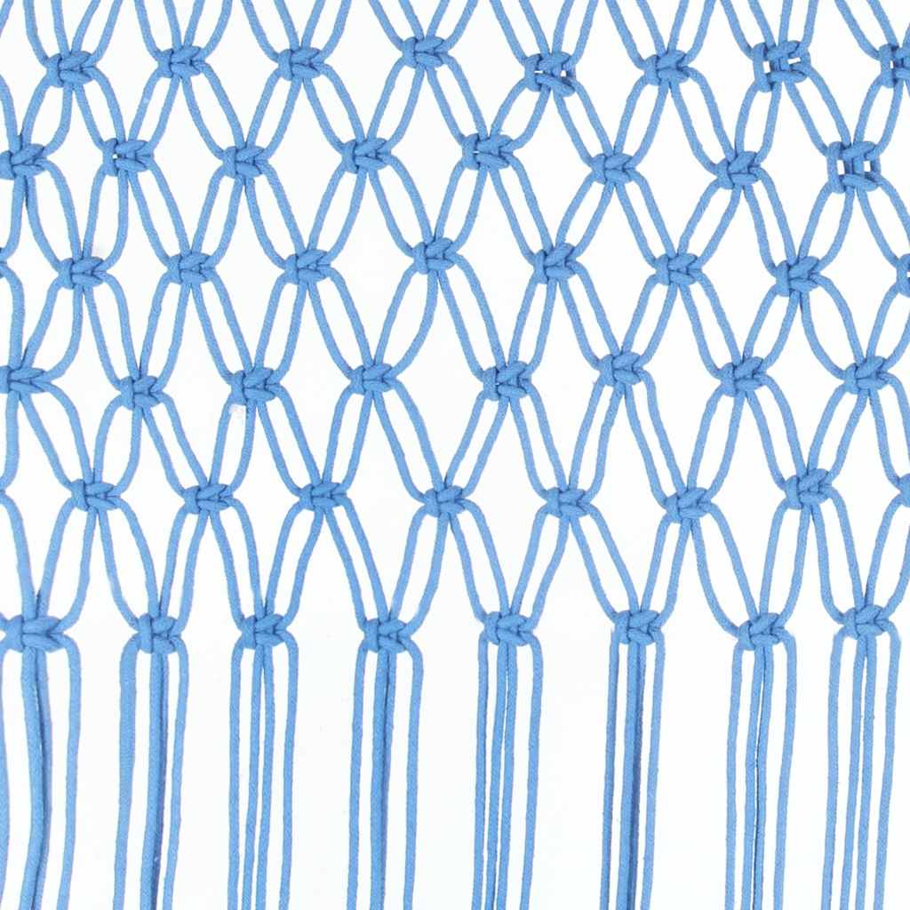 Tenda Macramè Blu 140x240 cm in Cotone