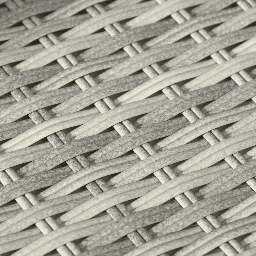 Set Divano da Giardino 6pz con Cuscini Grigio Chiaro Polyrattan
