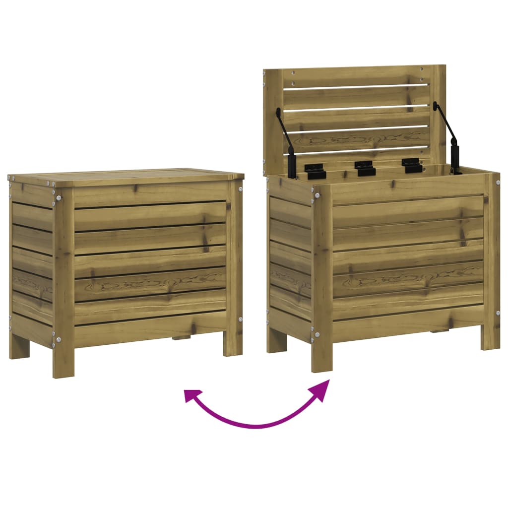 Set Divani da Giardino 7 pz in Legno Impregnato di Pino