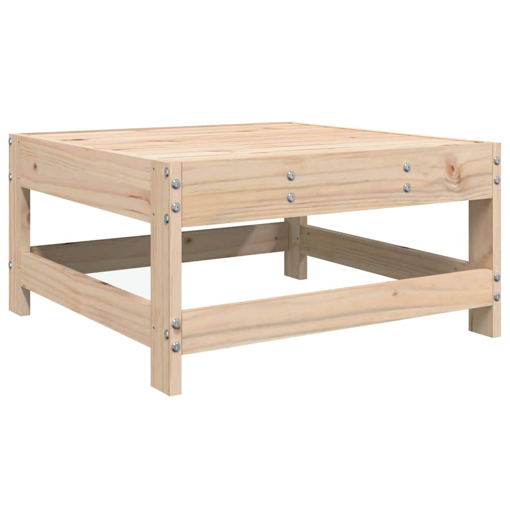 Set Divani da Giardino 7 pz in Legno Massello di Pino