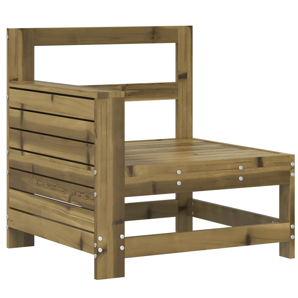 Set Divani da Giardino 9 pz in Legno Impregnato di Pino