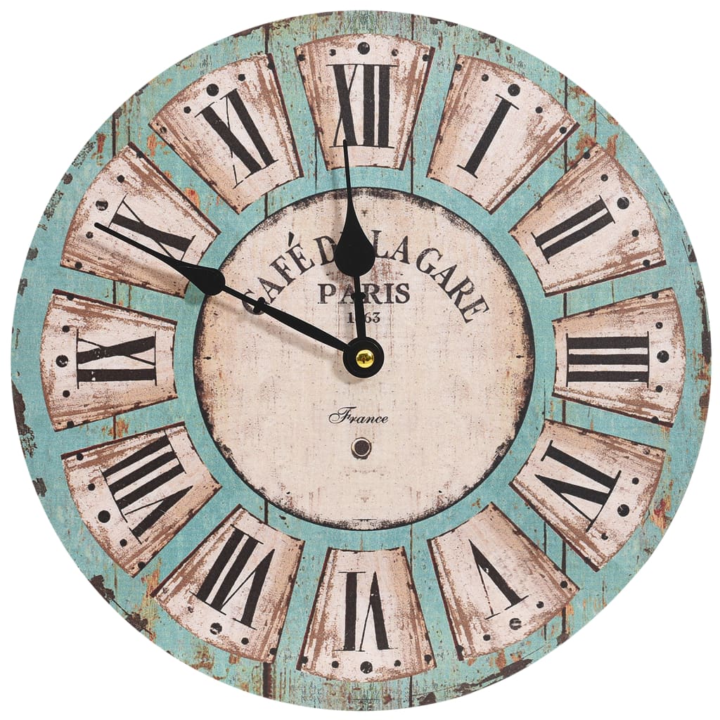 Orologio da Parete Multicolore 30 cm in MDF