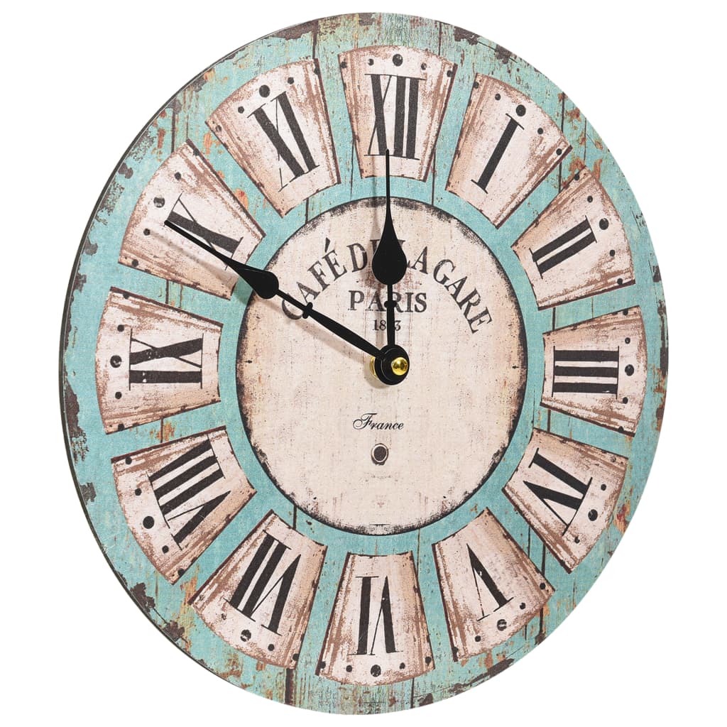 Orologio da Parete Multicolore 30 cm in MDF