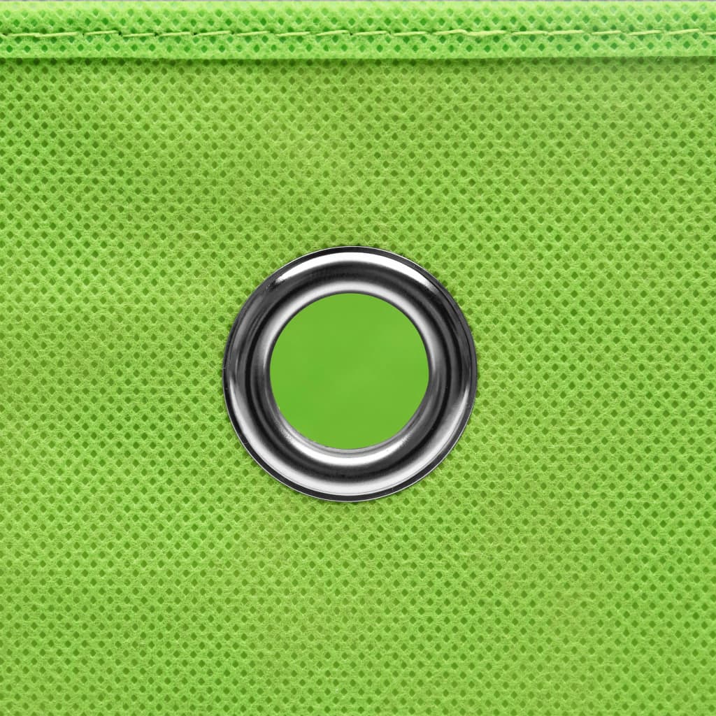 Contenitori con Coperchi 10 pz 28x28x28 cm Verde