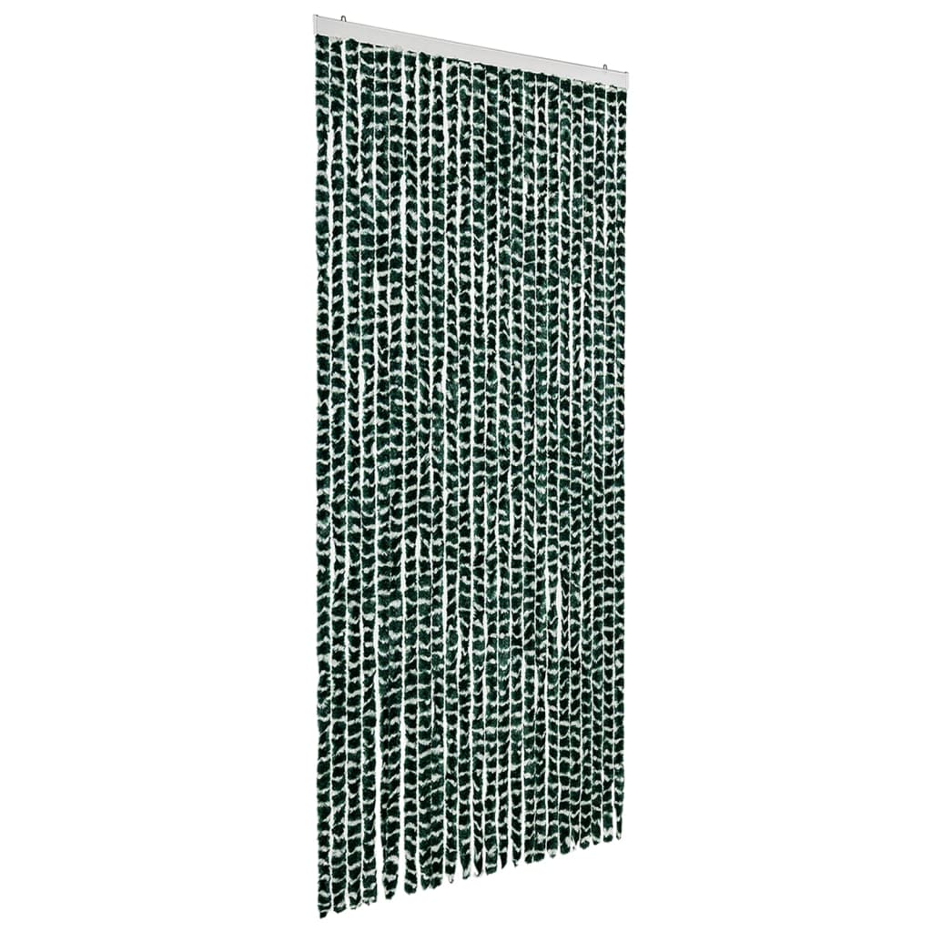 Zanzariera Verde e Bianco 100x220 cm Ciniglia