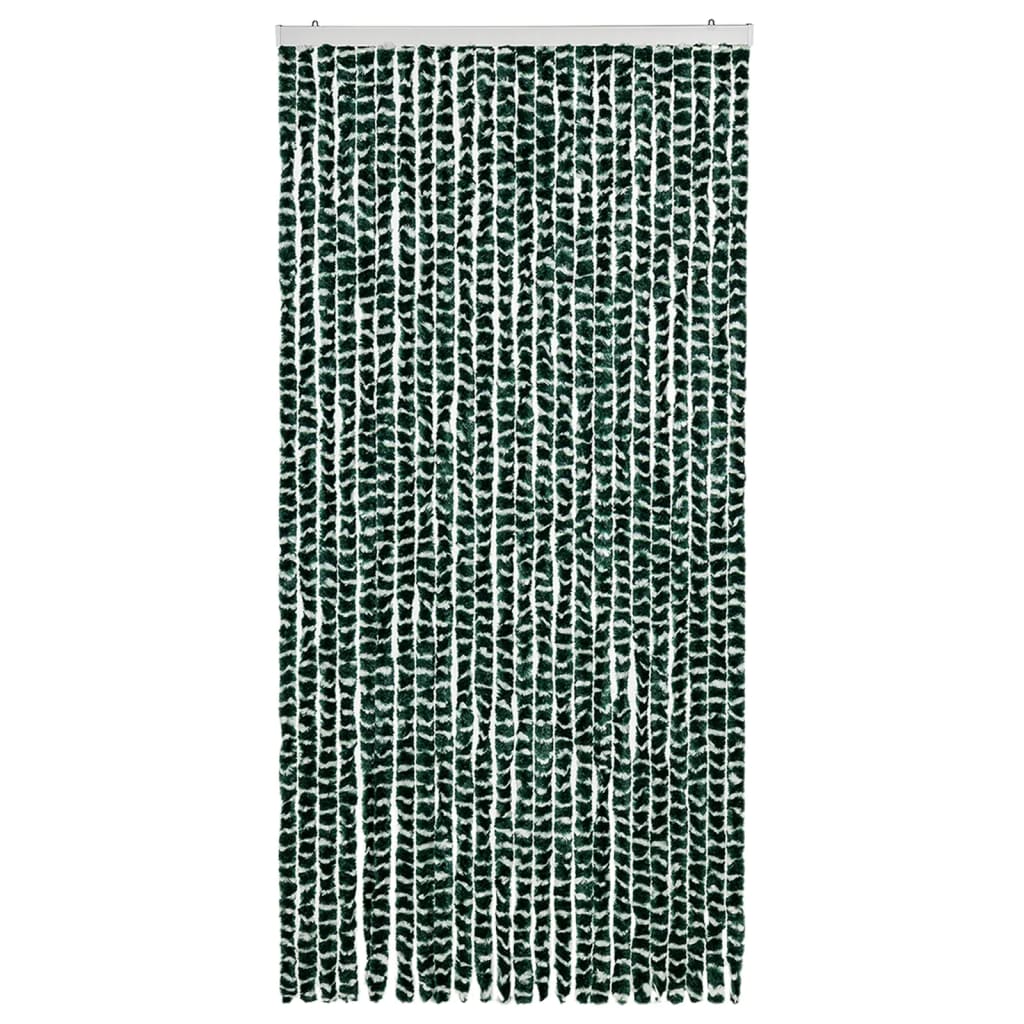 Zanzariera Verde e Bianco 100x220 cm Ciniglia