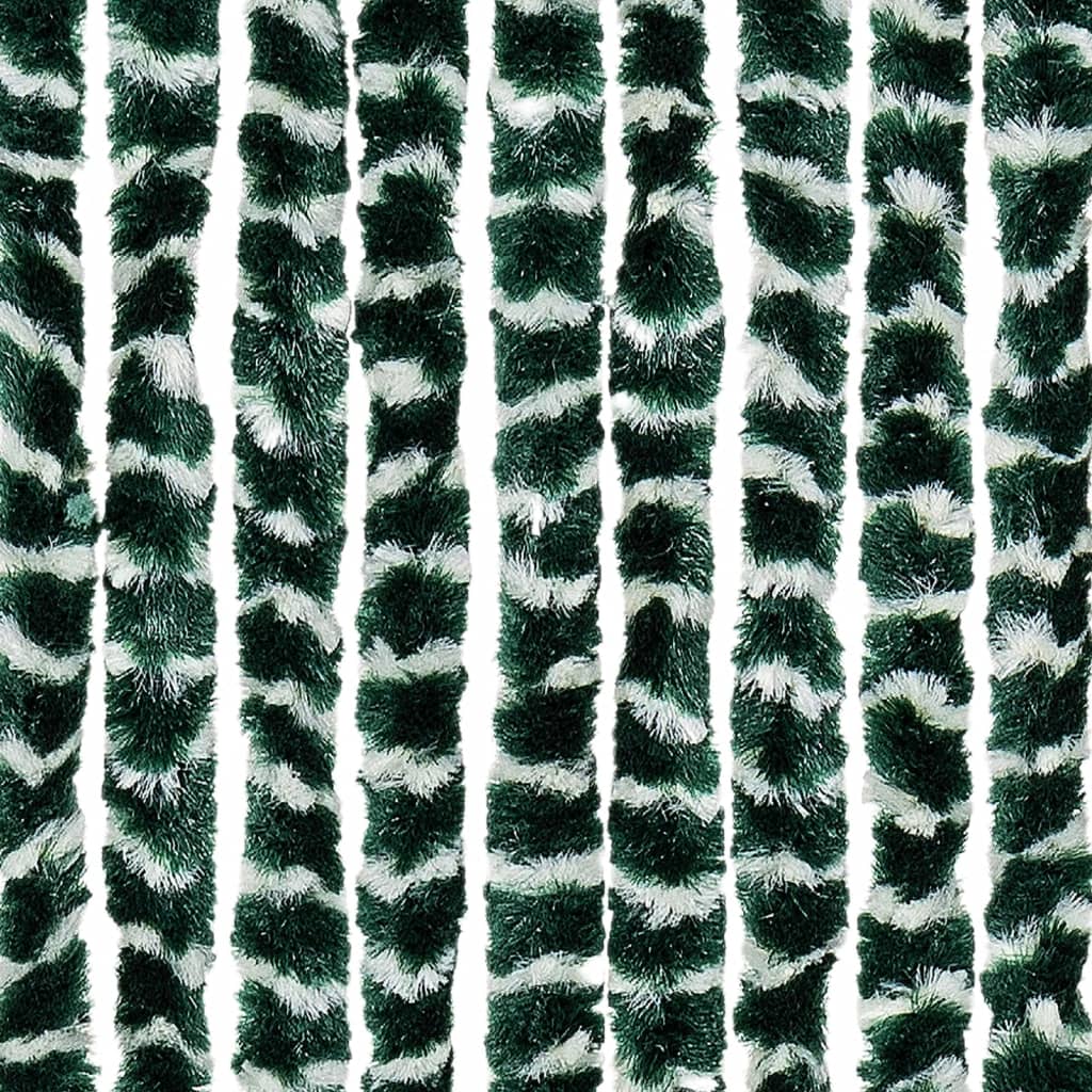 Zanzariera Verde e Bianco 100x220 cm Ciniglia
