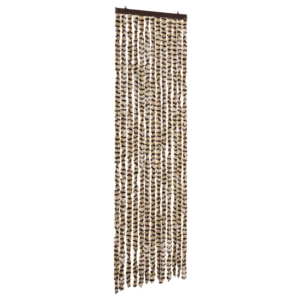 Zanzariera Beige e Marrone 56x185 cm Ciniglia