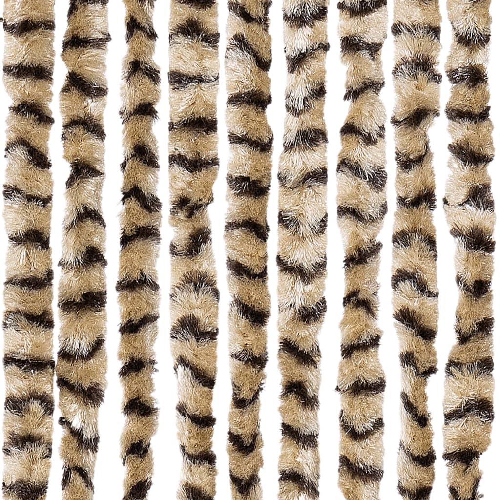 Zanzariera Beige e Marrone 90x220 cm Ciniglia