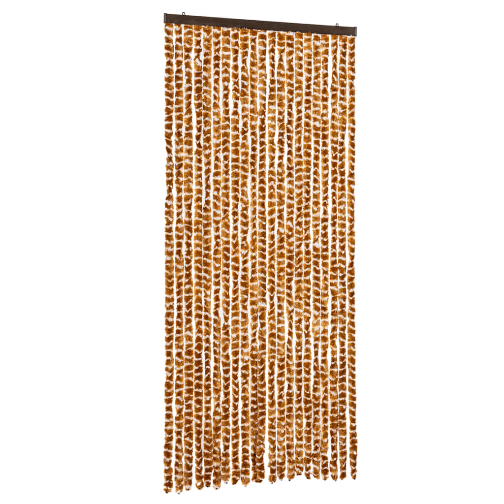 Zanzariera Ocra e Bianco 90x220 cm Ciniglia