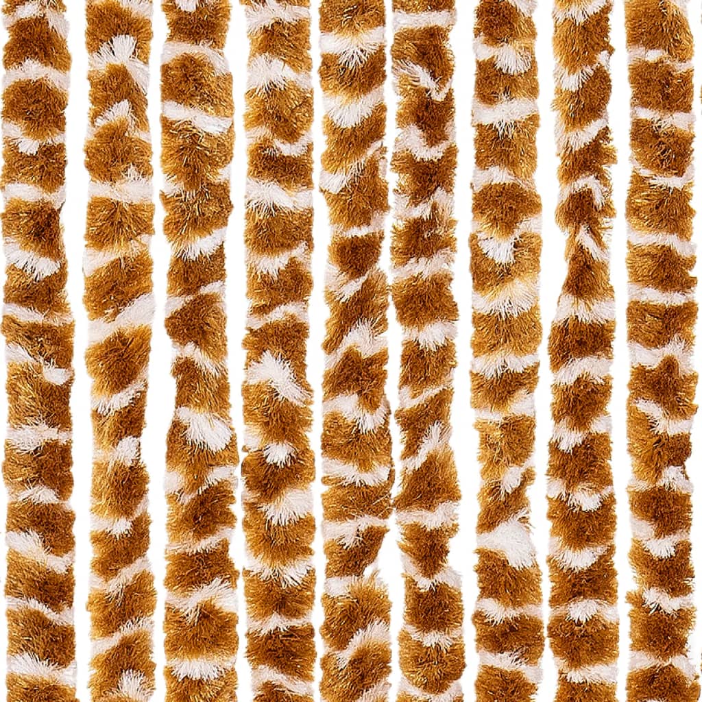 Zanzariera Ocra e Bianco 90x220 cm Ciniglia