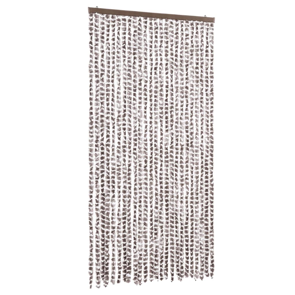 Zanzariera Grigio Talpa e Bianco 100x220 cm Ciniglia
