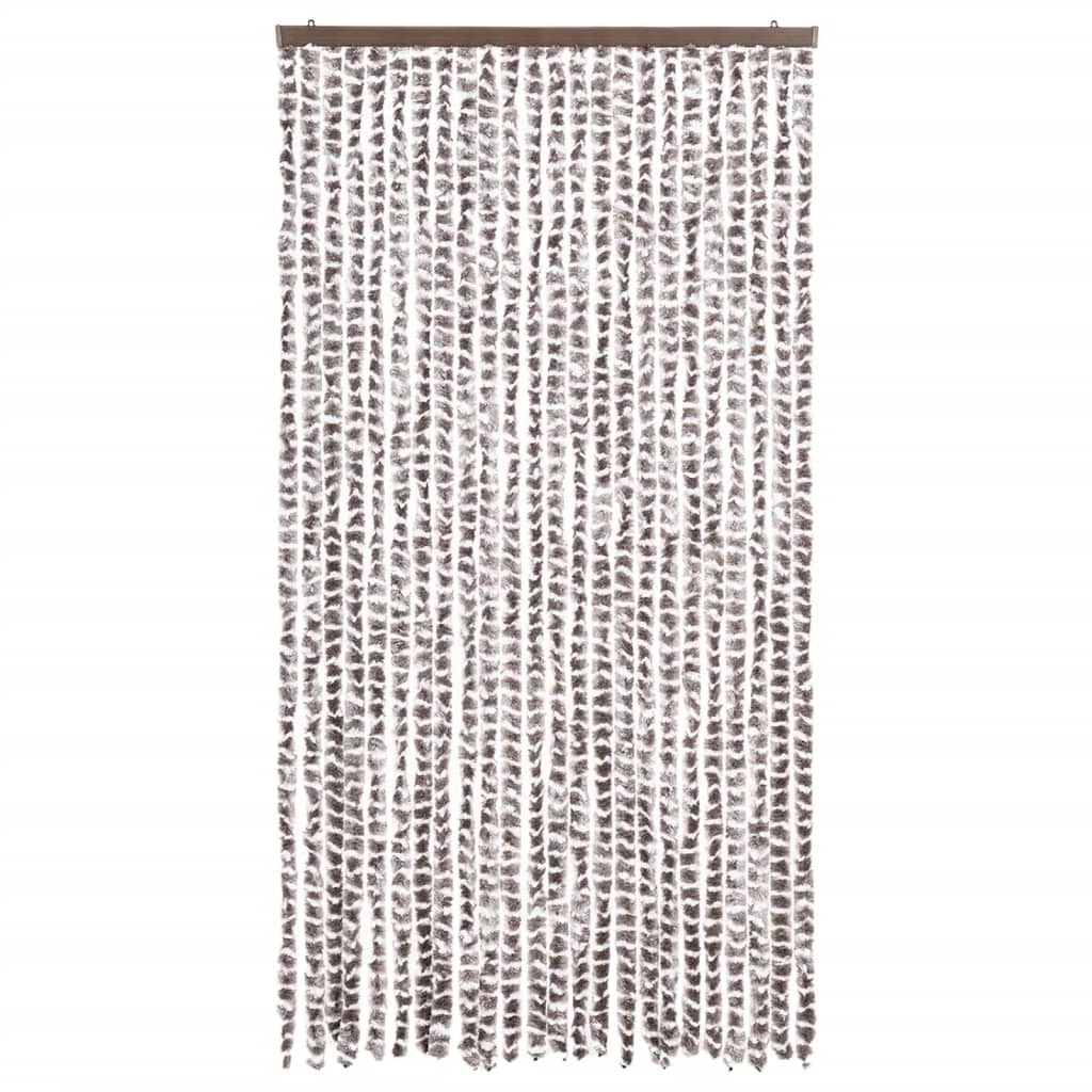 Zanzariera Grigio Talpa e Bianco 100x220 cm Ciniglia
