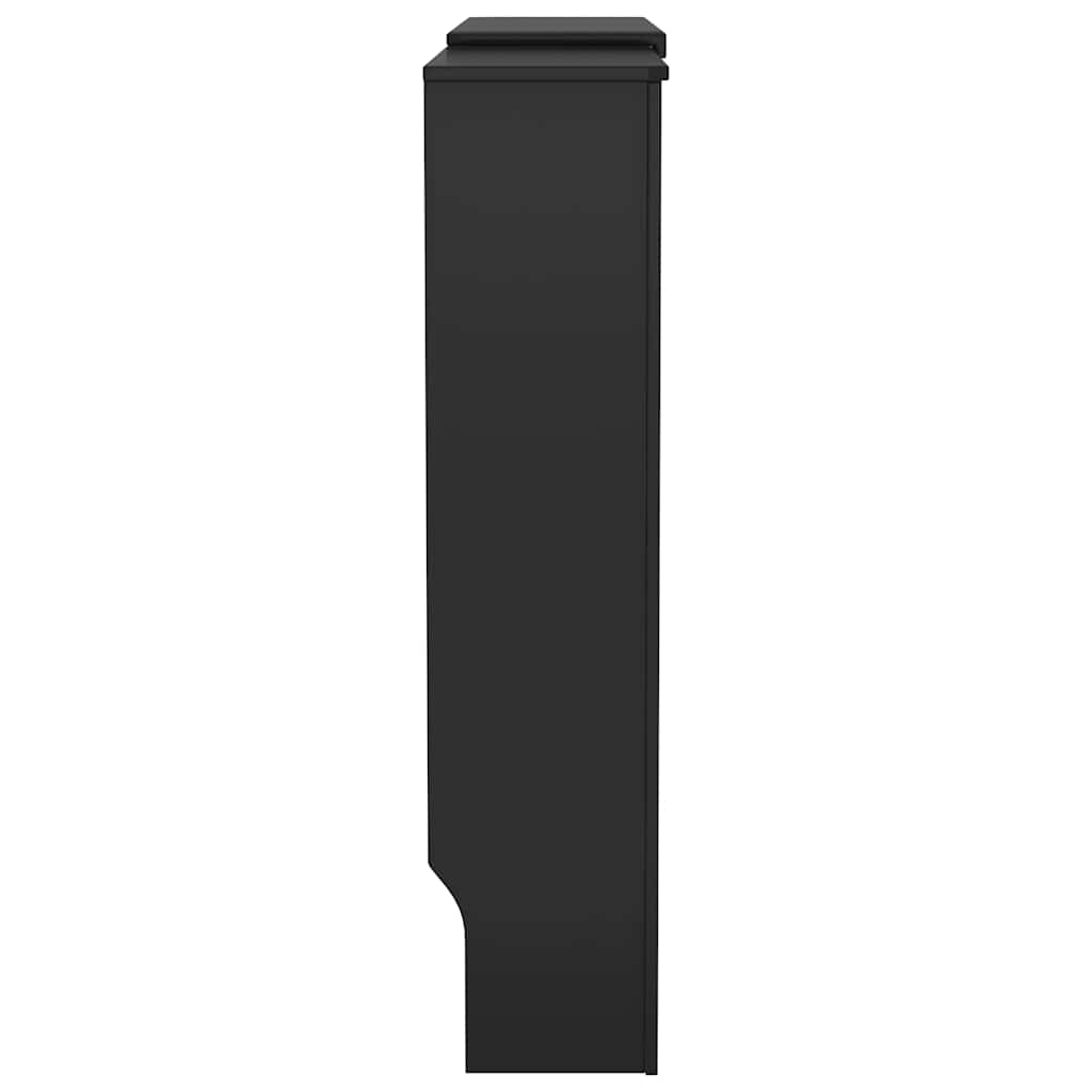Copertura per Radiatore Nera in Legno Multistrato 205 cm
